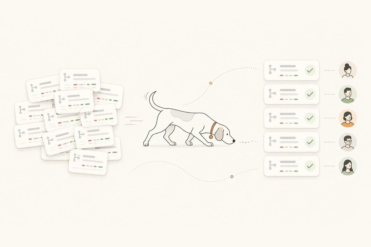 The PR Hound: how we fixed PR review assignment with a daily agent